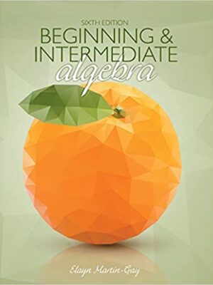 Beginning & Intermediate Algebra (6th Edition) – eBook PDF