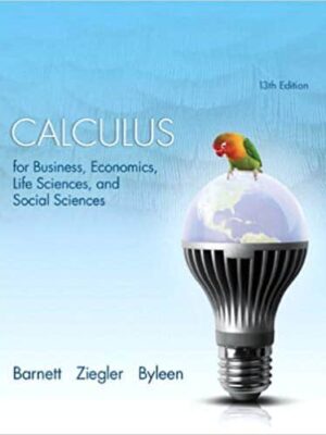 Calculus for Business, Economics, Life Sciences, and Social Sciences (13th edition) – eBook PDF