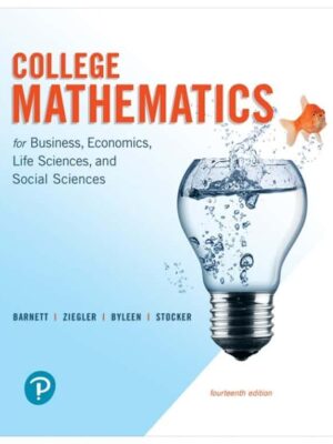 College Mathematics for Business, Economics, Life Sciences, and Social Sciences (14th Edition) – eBook PDF