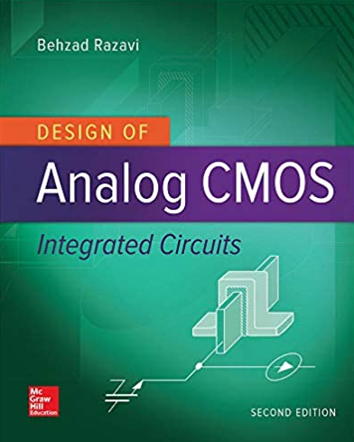 Design Of Analog CMOS Integrated Circuit 2nd Edition, ISBN-13: 978-0072524932