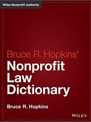 Hopkins’ Nonprofit Law Dictionary – eBook PDF