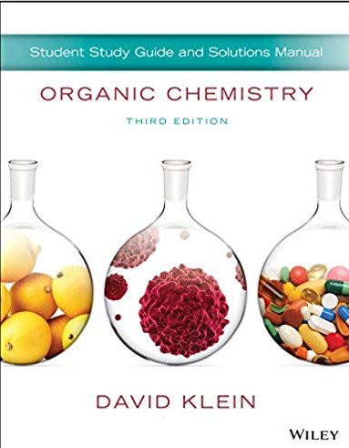 Organic Chemistry Student Solution Manual Study Guide 3rd Edition, ISBN-13: 978-1119378693