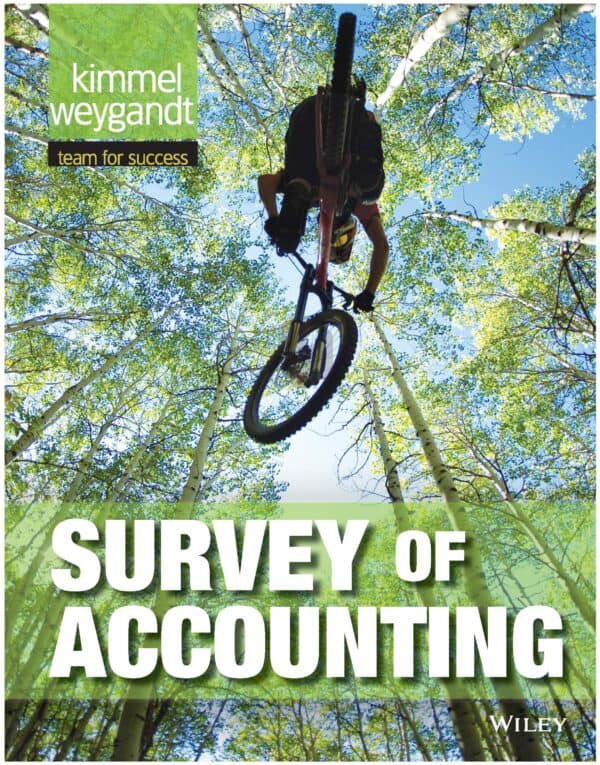 Survey of Accounting – Kimmel/Weygandt – eBook PDF